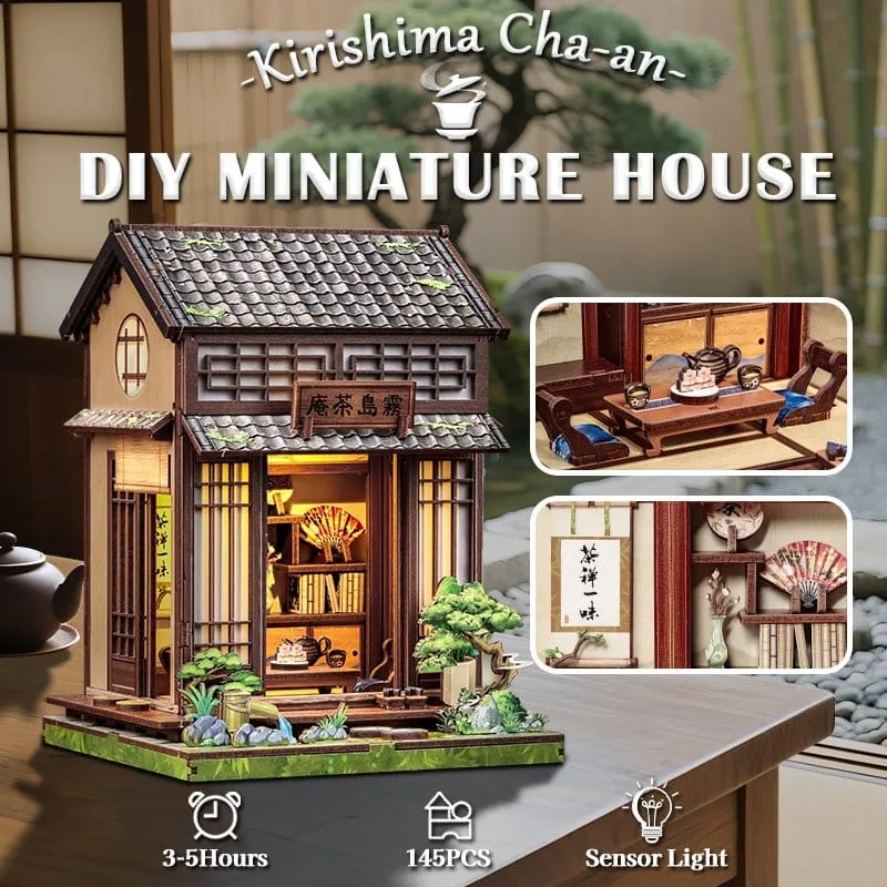 Miniature House Model Kit Kirishima Cha-an 19 x 14 cm by CuteBee - Other