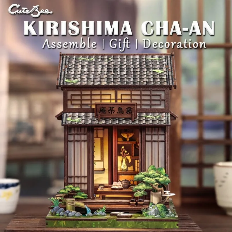 Miniature House Model Kit Kirishima Cha-an 19 x 14 cm by CuteBee - Other