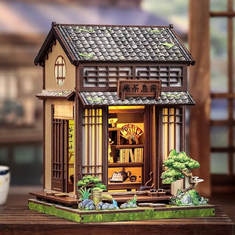 Miniature House Model Kit Kirishima Cha-an 19 x 14 cm by CuteBee - Other