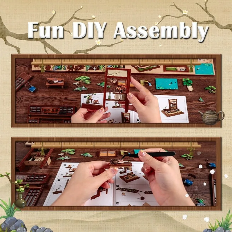 Miniature House Model Kit Kirishima Cha-an 19 x 14 cm by CuteBee - Other