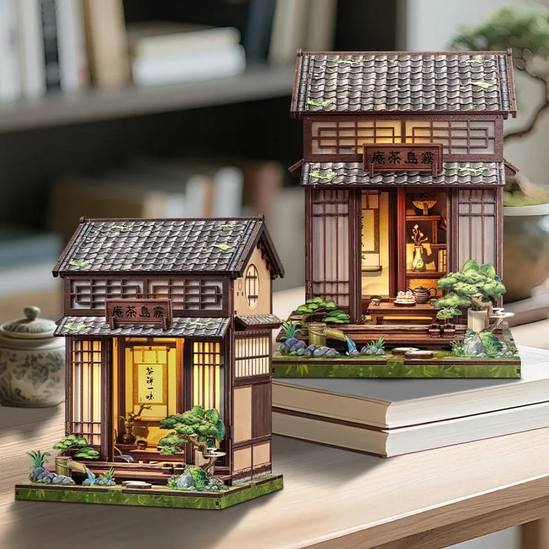Miniature House Model Kit Kirishima Cha-an 19 x 14 cm by CuteBee - Other