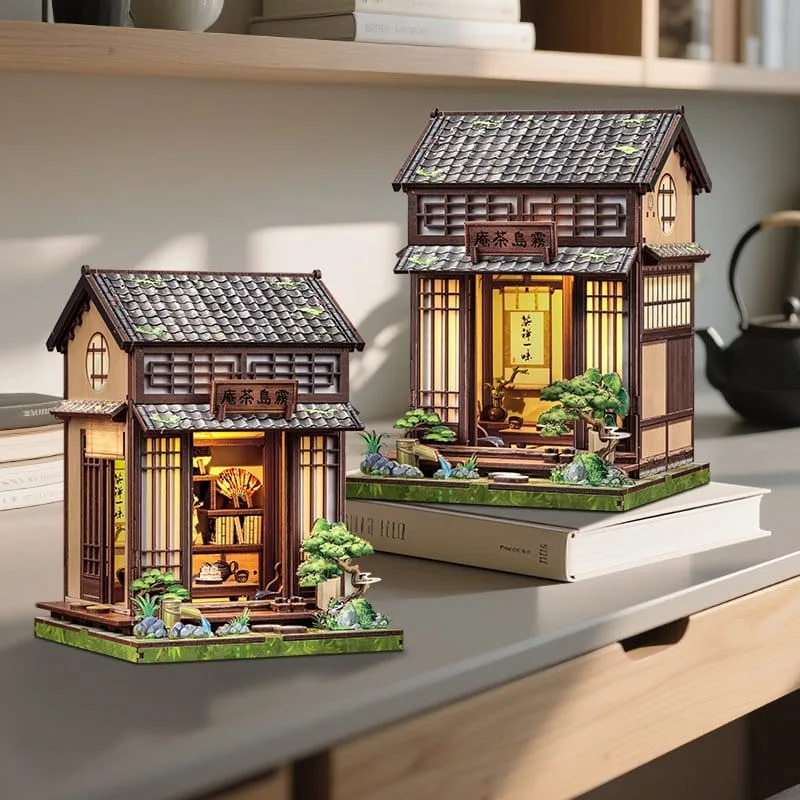 Miniature House Model Kit Kirishima Cha-an 19 x 14 cm by CuteBee - Other