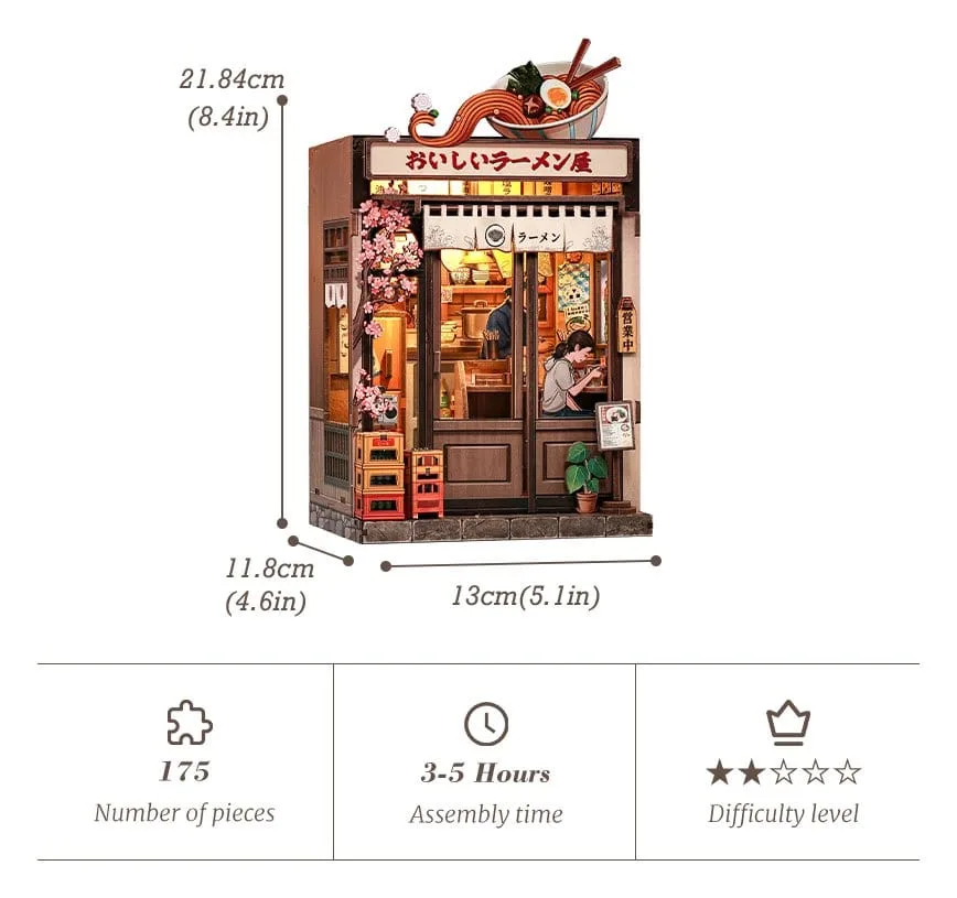 Miniature House Model Kit Oishii Kyoto 22 x 13 cm by CuteBee - Other