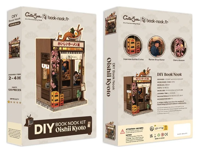 Miniature House Model Kit Oishii Kyoto 22 x 13 cm by CuteBee - Other