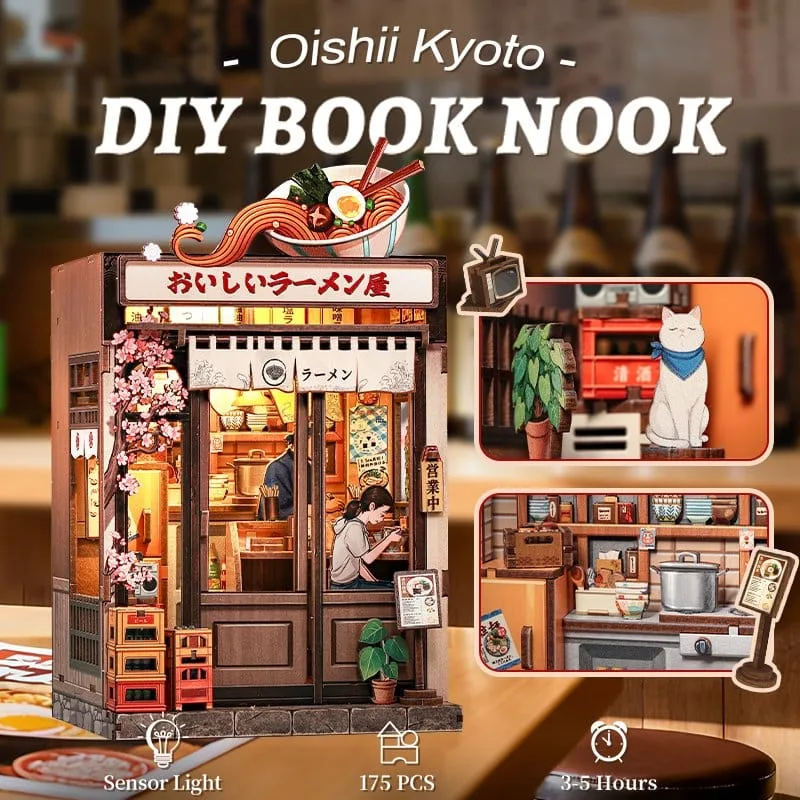 Miniature House Model Kit Oishii Kyoto 22 x 13 cm by CuteBee - Other