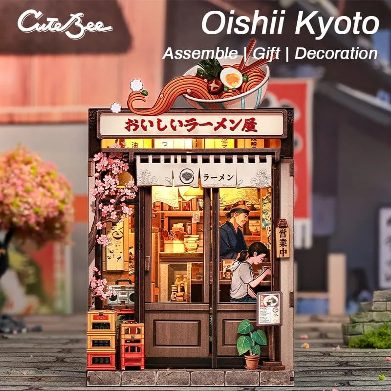 Miniature House Model Kit Oishii Kyoto 22 x 13 cm by CuteBee - Other