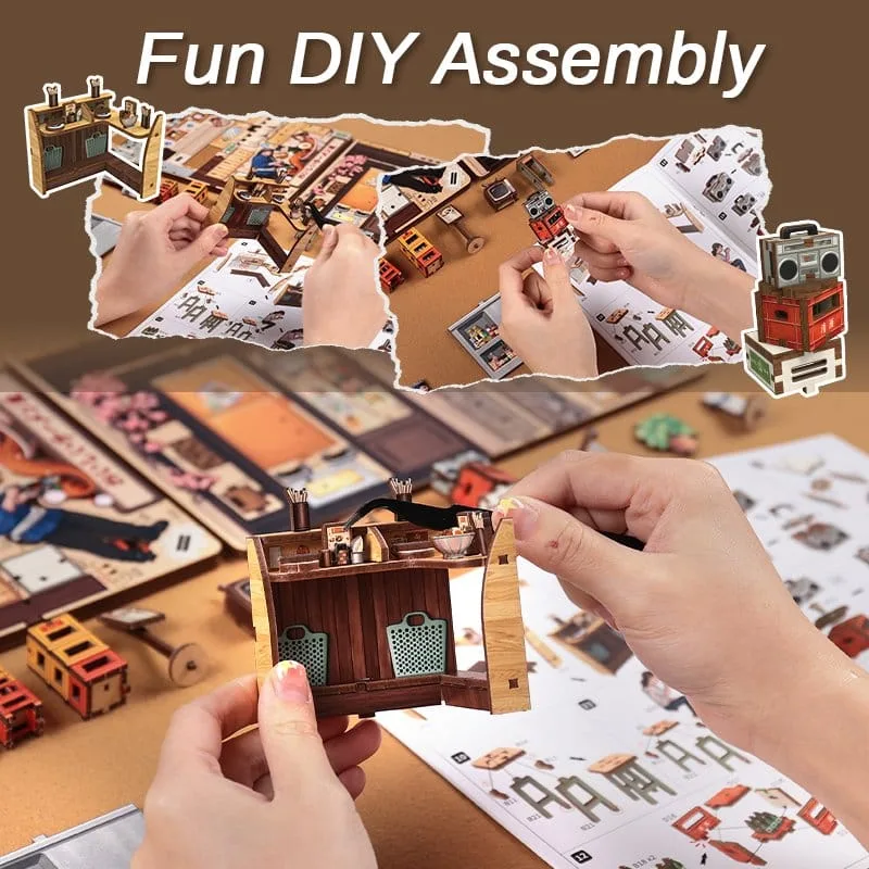 Miniature House Model Kit Oishii Kyoto 22 x 13 cm by CuteBee - Other