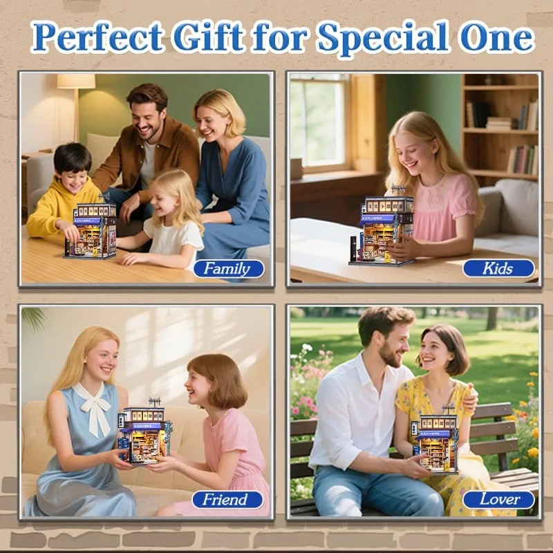 Miniature House Model Kit Beika-cho Convenience Store 22 x 15 cm by CuteBee - Other