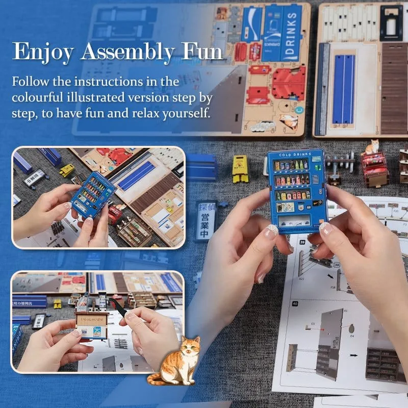 Miniature House Model Kit Beika-cho Convenience Store 22 x 15 cm by CuteBee - Other