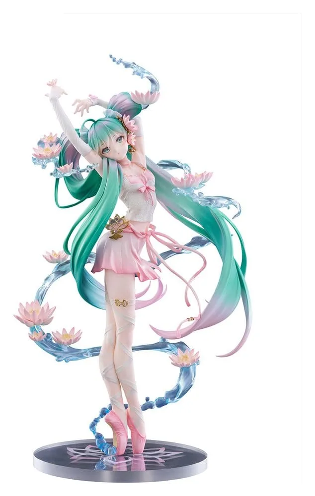 Hatsune Miku F:NEX PVC Statue 1/7 Water lily Ver. 27 cm by Furyu - Hatsune Miku