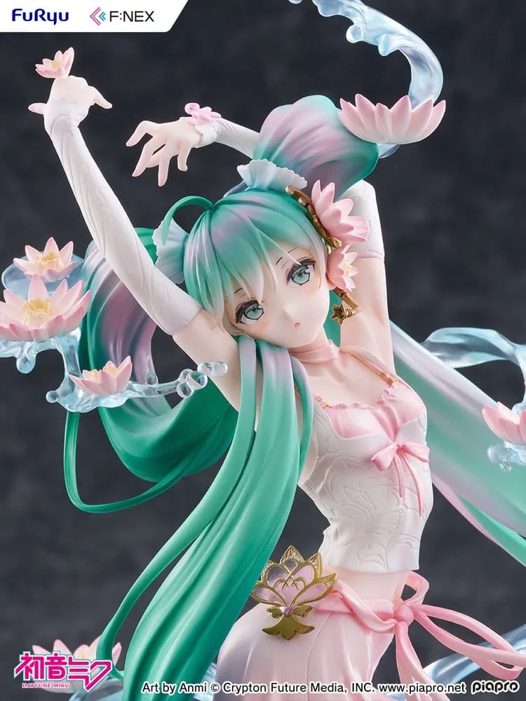 Hatsune Miku F:NEX PVC Statue 1/7 Water lily Ver. 27 cm by Furyu - Hatsune Miku