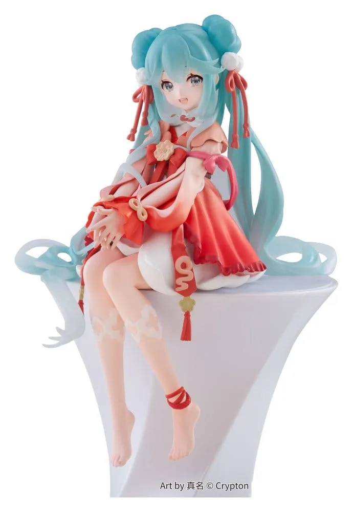 Hatsune Miku Noodle Stopper PVC Statue 2026 Chinese New Year Ver. 14 cm by Furyu - Hatsune Miku