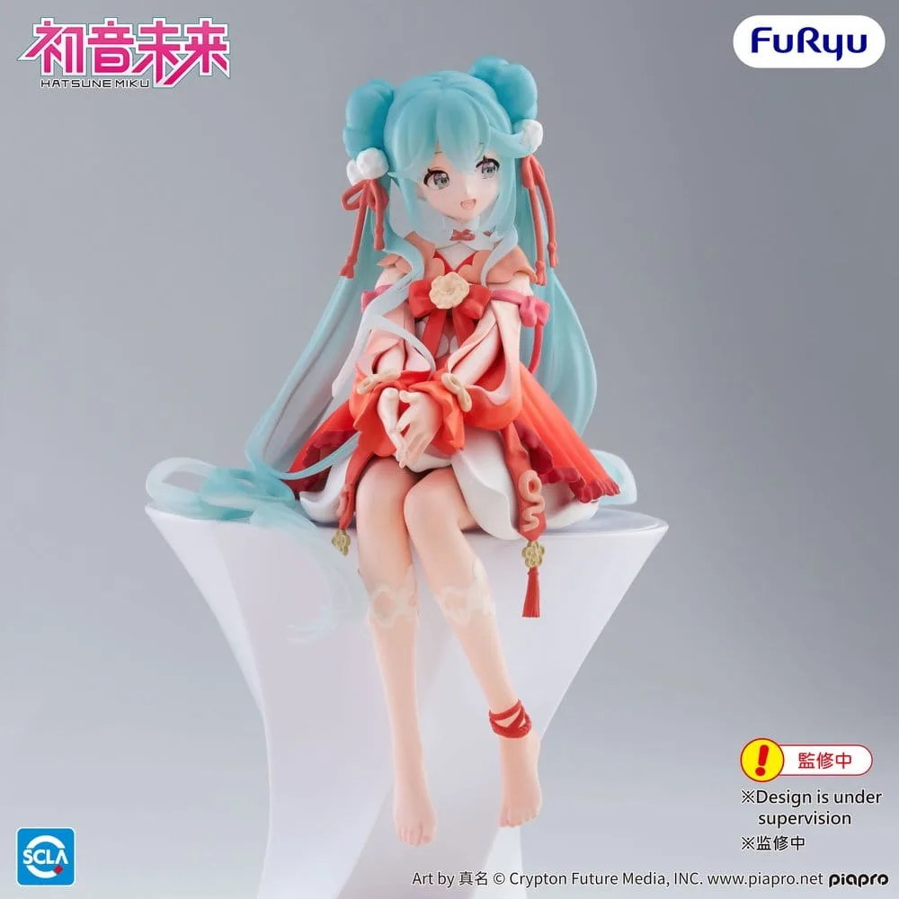 Hatsune Miku Noodle Stopper PVC Statue 2026 Chinese New Year Ver. 14 cm by Furyu - Hatsune Miku