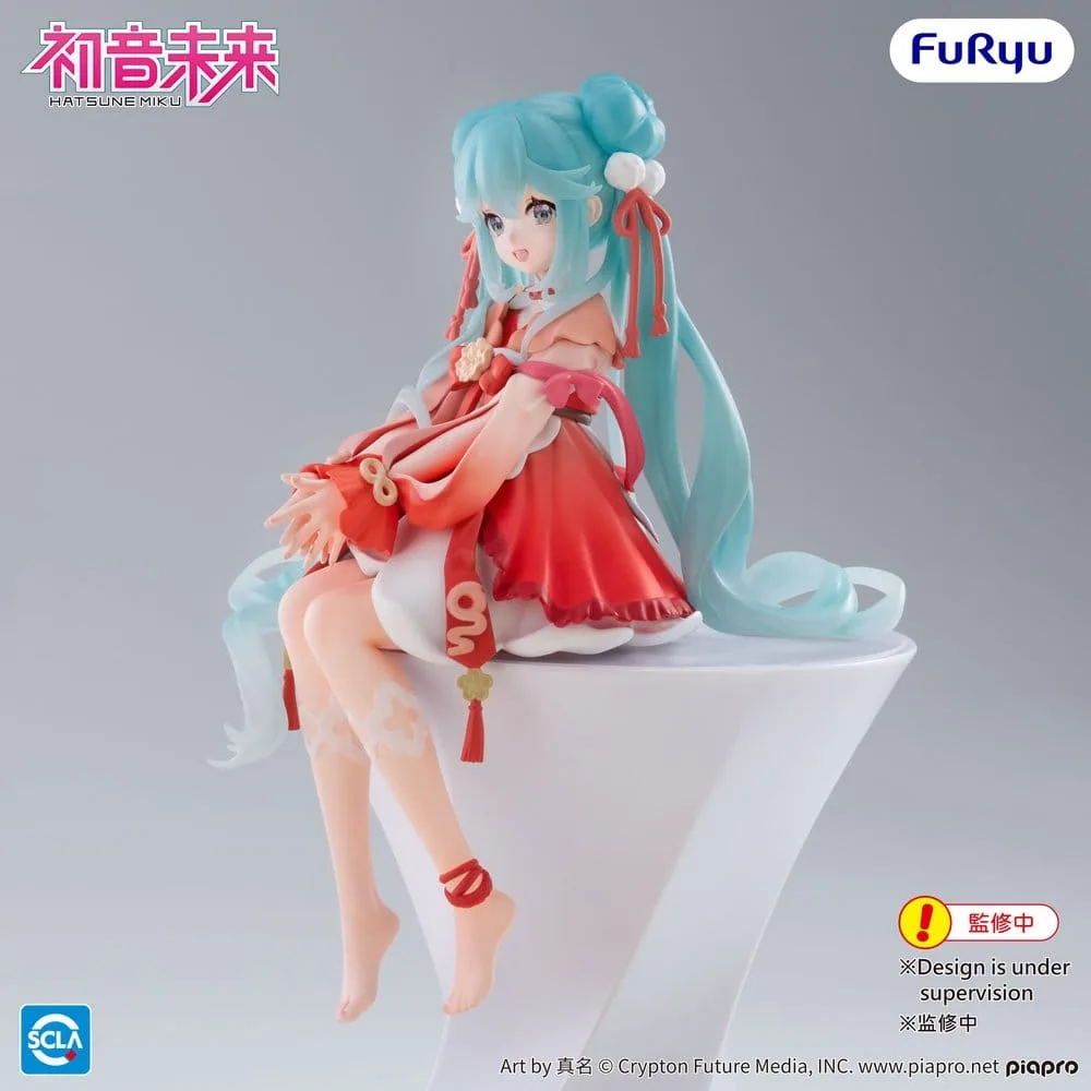 Hatsune Miku Noodle Stopper PVC Statue 2026 Chinese New Year Ver. 14 cm by Furyu - Hatsune Miku