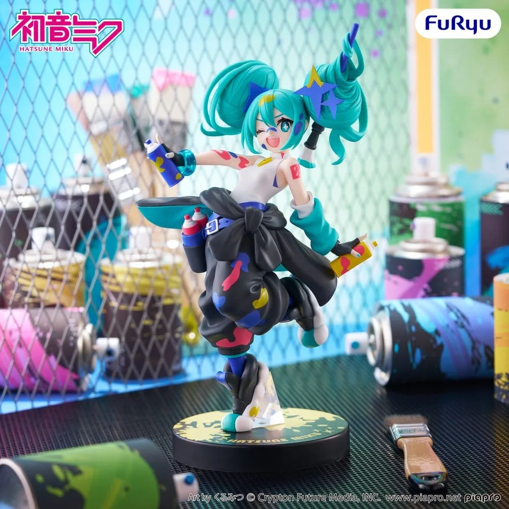 Hatsune Miku Muchute PVC Statue Paint Girl Another Color Ver. 23 cm by Furyu - Hatsune Miku