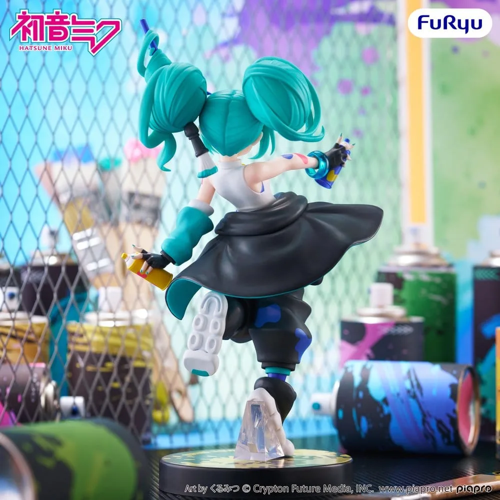 Hatsune Miku Muchute PVC Statue Paint Girl Another Color Ver. 23 cm by Furyu - Hatsune Miku