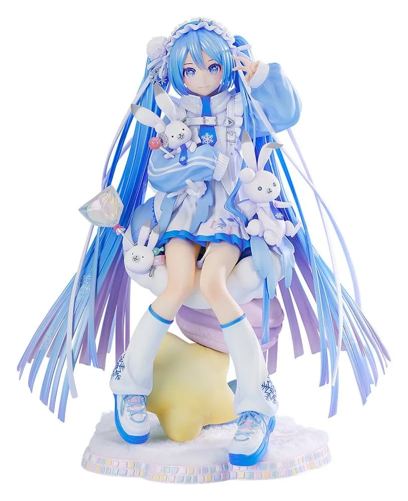 Character Vocal Series 01: Hatsune Miku PVC Statue 1/7 Snow Miku: Yukiiro Pop Ver. 24 cm by Good Smile Company - Character Vocal Series