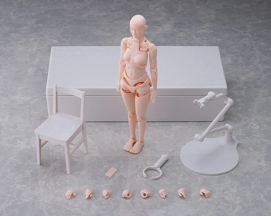 Figma Action Figure Nishimura Style Drawing Doll Olive Flesh 21 cm by Max Factory - Other