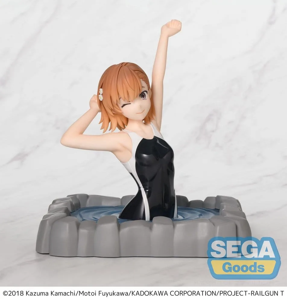 A Certain Scientific Railgun T Thermae Utopia PVC Statue Mikoto Misaka 14 cm by Sega - A Certain Scientific