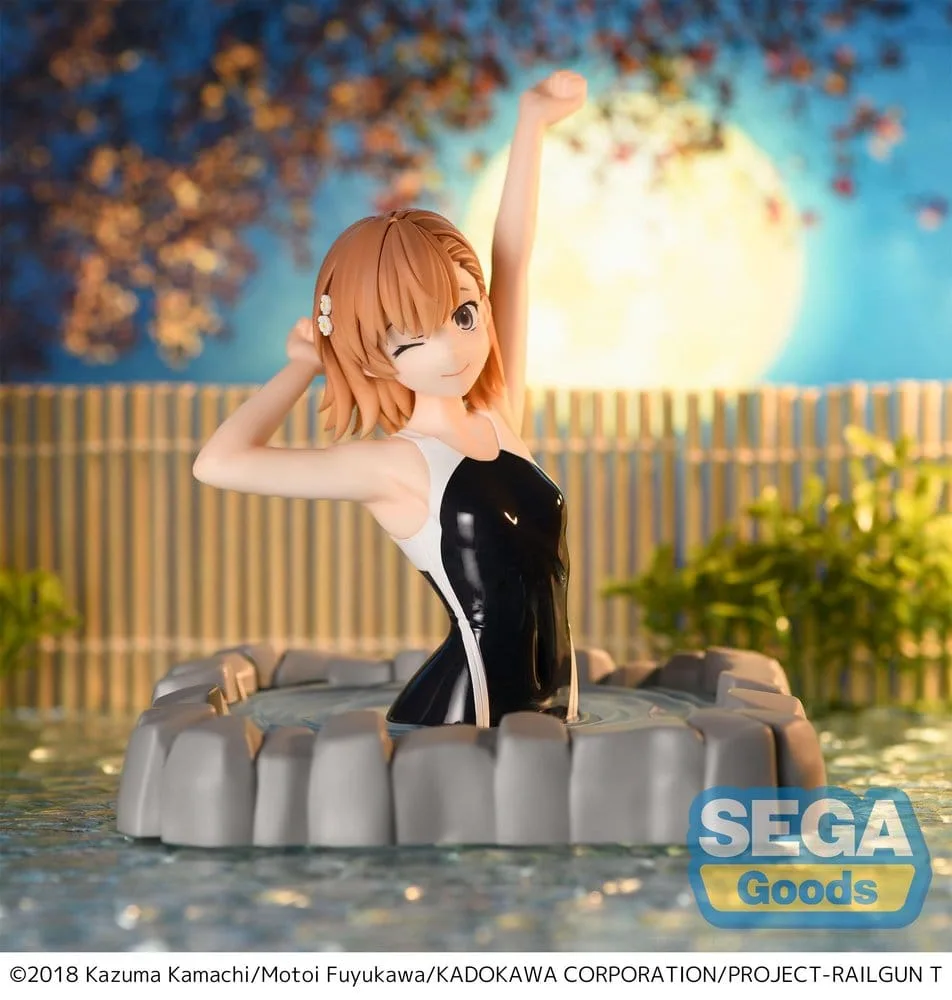 A Certain Scientific Railgun T Thermae Utopia PVC Statue Mikoto Misaka 14 cm by Sega - A Certain Scientific