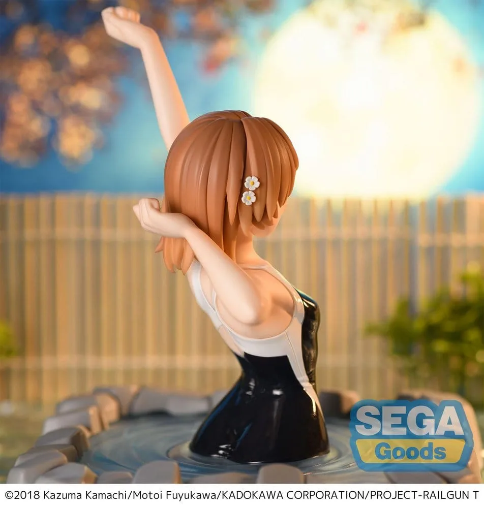 A Certain Scientific Railgun T Thermae Utopia PVC Statue Mikoto Misaka 14 cm by Sega - A Certain Scientific