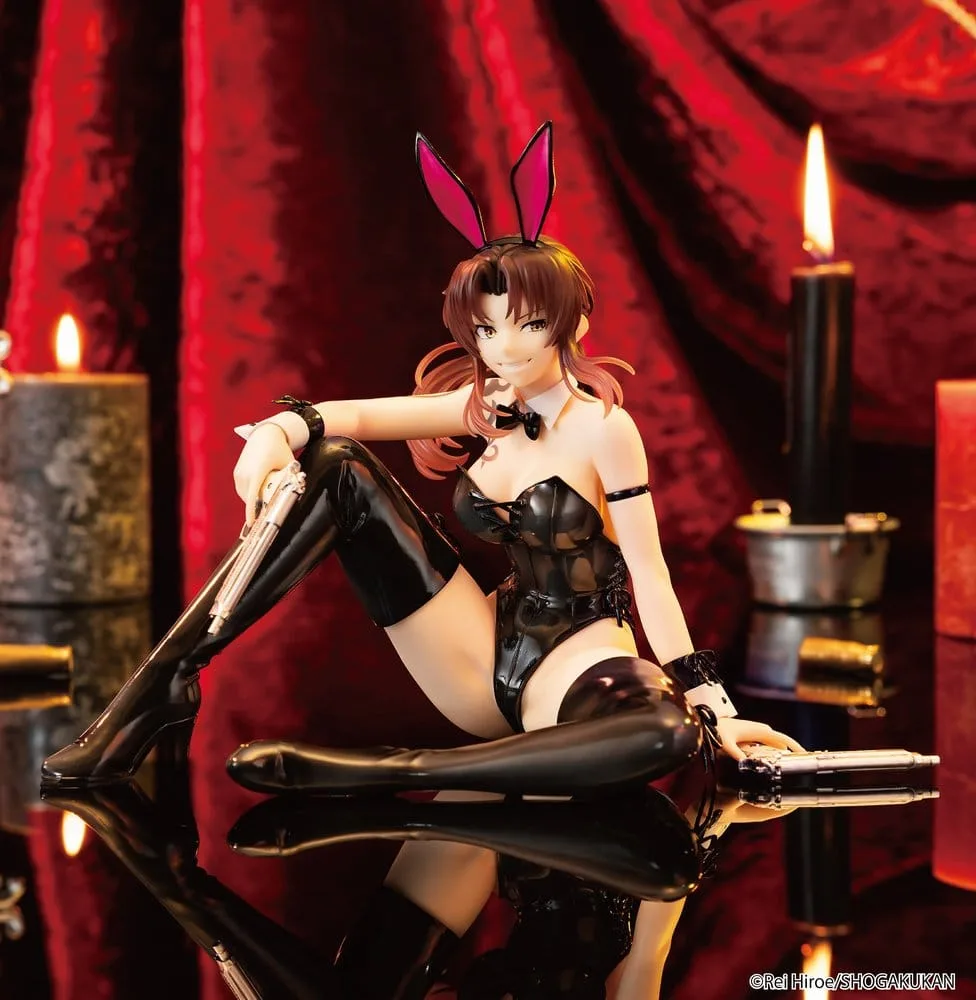 Black Lagoon One-Seventh Carat PVC Statue 1/7 Revy Bunny Ver. 16 cm by System Service - Black Lagoon