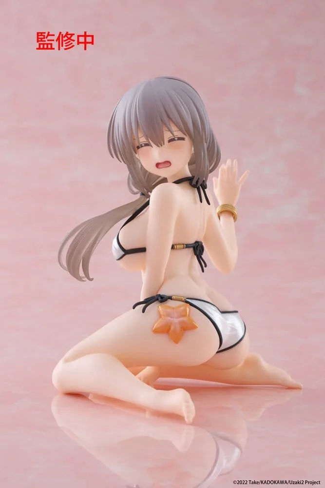 Uzaki-chan Wants to Hang Out! PVC Statue Desktop Cute Figure Tsuki Uzaki (Swimwear Ver.) 13 cm by Taito Prize - Uzaki-chan Wants to Hang Out!