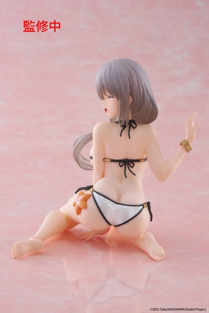 Uzaki-chan Wants to Hang Out! PVC Statue Desktop Cute Figure Tsuki Uzaki (Swimwear Ver.) 13 cm by Taito Prize - Uzaki-chan Wants to Hang Out!