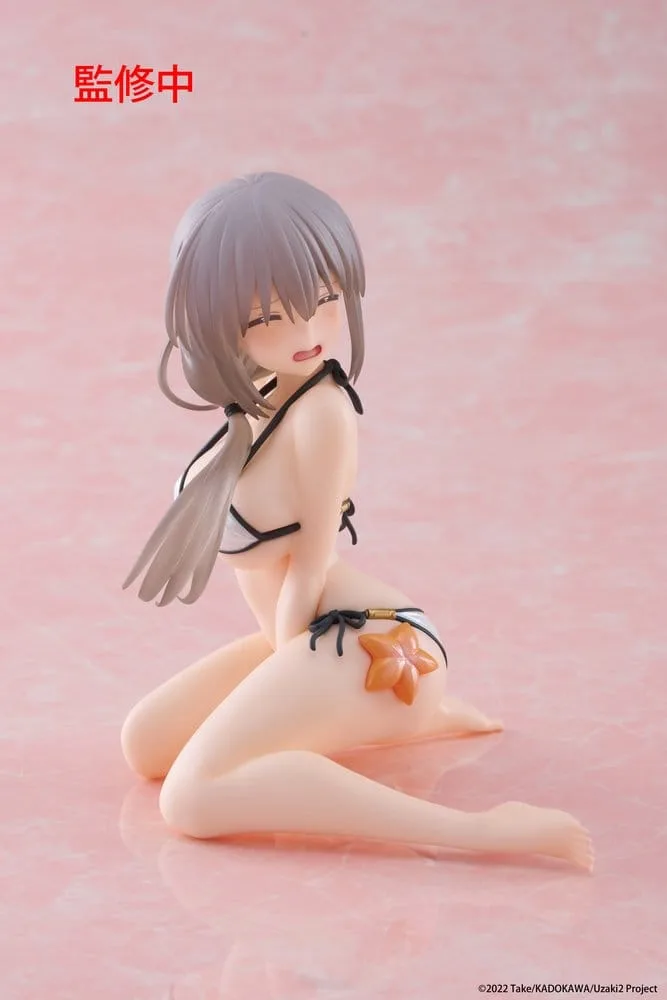 Uzaki-chan Wants to Hang Out! PVC Statue Desktop Cute Figure Tsuki Uzaki (Swimwear Ver.) 13 cm by Taito Prize - Uzaki-chan Wants to Hang Out!