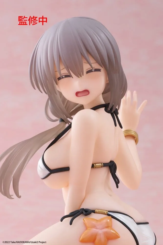 Uzaki-chan Wants to Hang Out! PVC Statue Desktop Cute Figure Tsuki Uzaki (Swimwear Ver.) 13 cm by Taito Prize - Uzaki-chan Wants to Hang Out!
