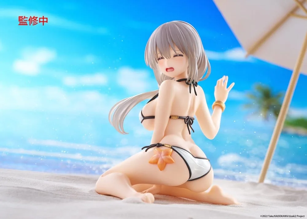 Uzaki-chan Wants to Hang Out! PVC Statue Desktop Cute Figure Tsuki Uzaki (Swimwear Ver.) 13 cm by Taito Prize - Uzaki-chan Wants to Hang Out!