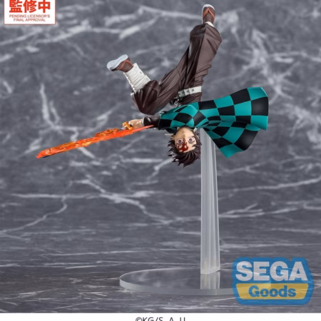 Demon Slayer: Kimetsu no Yaiba Luminasta PVC Figure Tanjiro Kamado Hinokami Kagura Setting Sun Transformation 15 cm by Sega - Demon Slayer