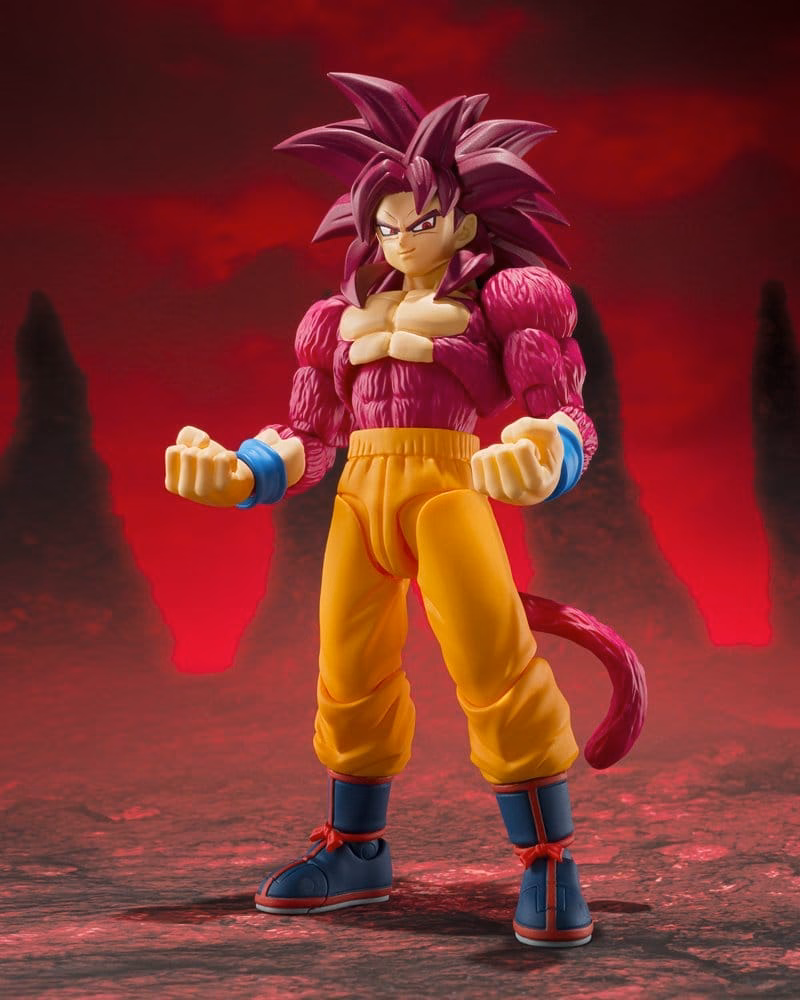 Dragon Ball S.H. Figuarts Action Figure Super Saiyan 4 Son Goku -Daima- 15 cm by Bandai Tamashii Nations - Dragon Ball