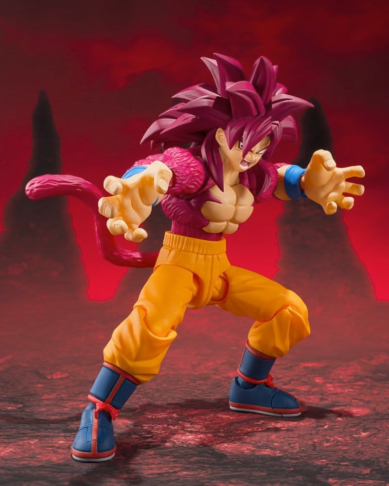Dragon Ball S.H. Figuarts Action Figure Super Saiyan 4 Son Goku -Daima- 15 cm by Bandai Tamashii Nations - Dragon Ball