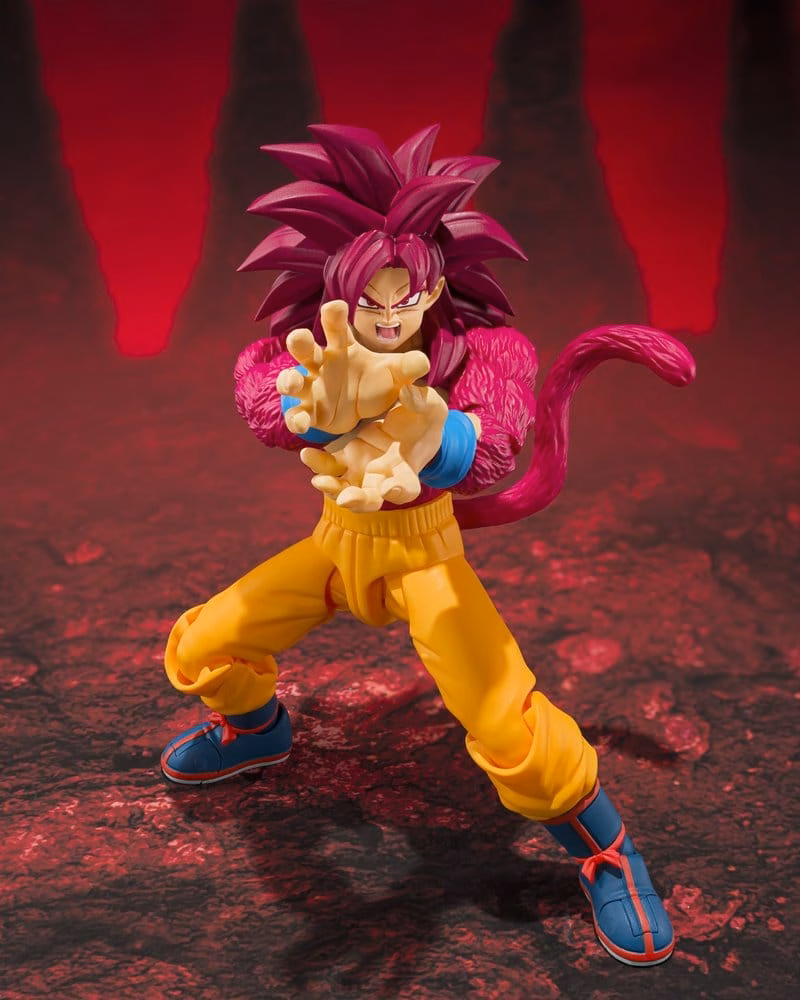 Dragon Ball S.H. Figuarts Action Figure Super Saiyan 4 Son Goku -Daima- 15 cm by Bandai Tamashii Nations - Dragon Ball