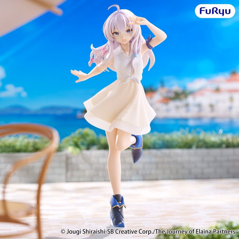 The Journey of Elaina Muchute PVC Figure Elaina White Ver. 20 cm by Furyu - Wandering Witch