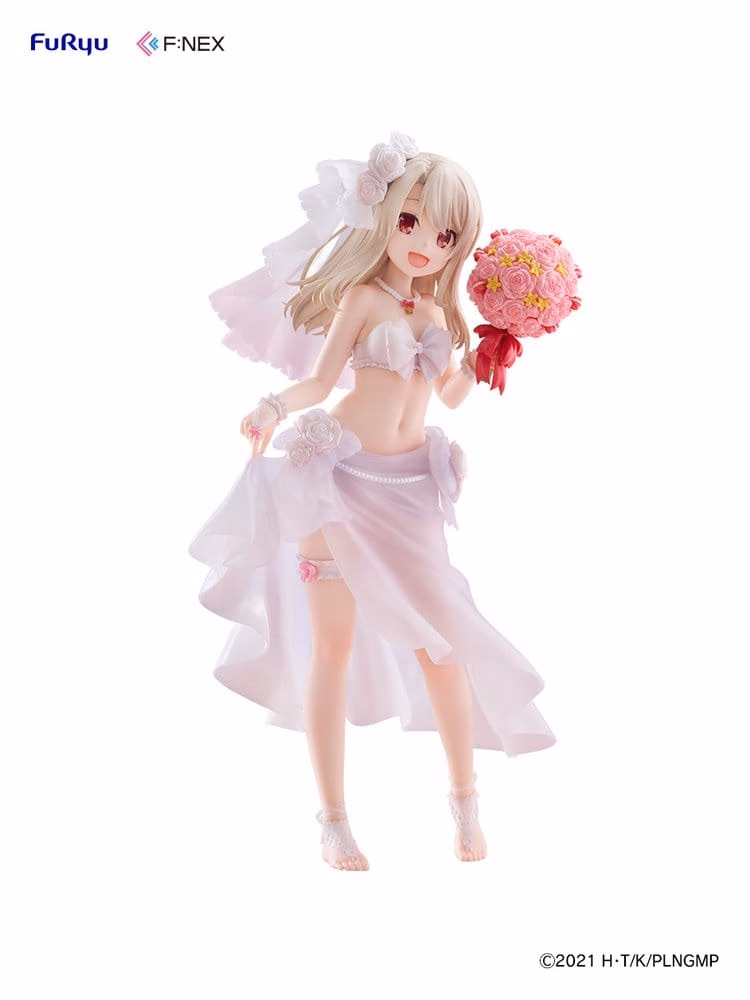 Fate/kaleid liner Prisma Illya: Licht - The Nameless Girl F:NEX PVC Figure 1/7 Illyasviel von Einzbern Wedding Swimsuit Ver. 21 cm by Furyu - Fate