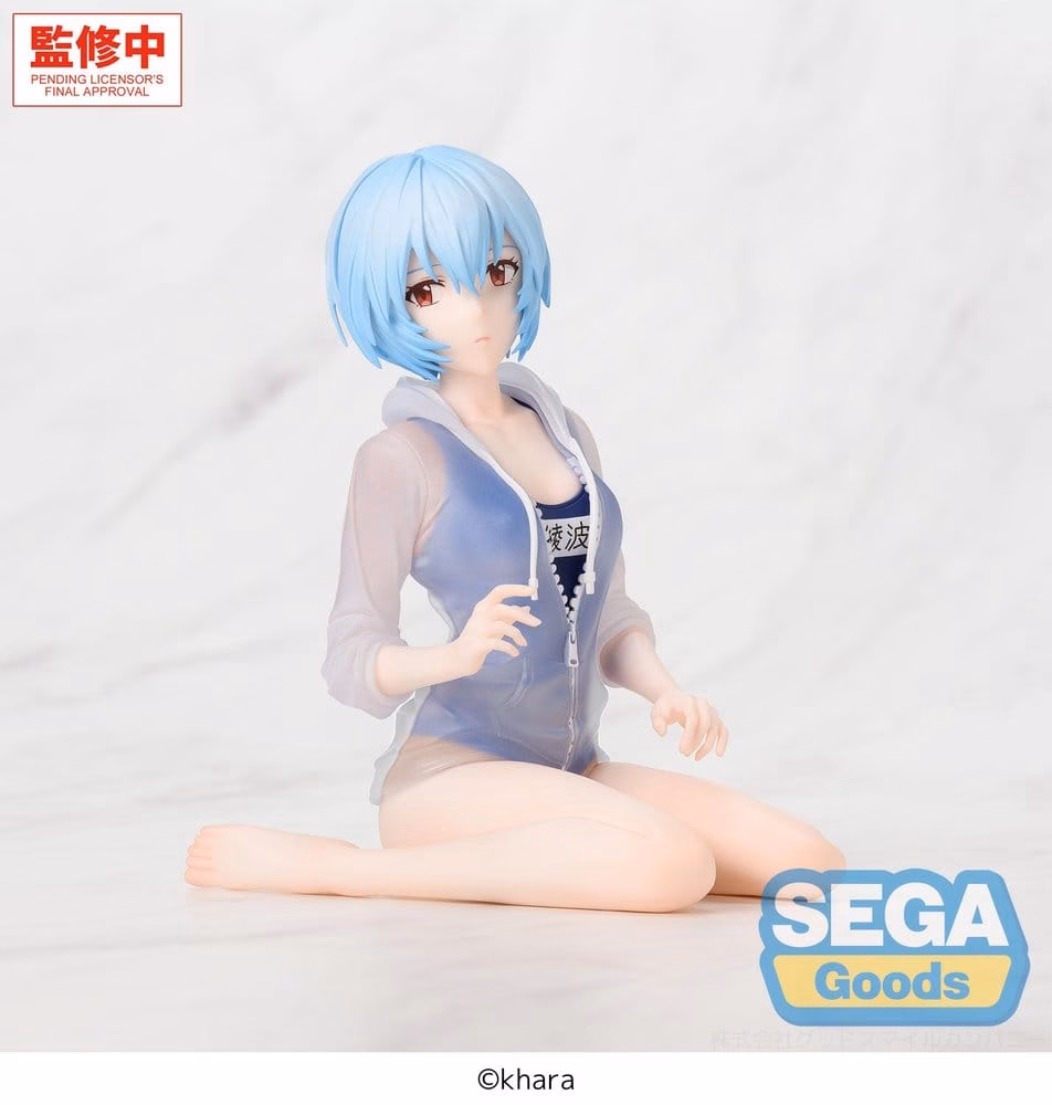 Rebuild of Evangelion Yumemirize PVC Figure Rei Ayanami School Swimsuit Ver. 13 cm by Sega - Rebuild of Evangelion