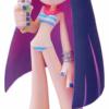 New Panty & Stocking with Garterbelt Pop Up Parade Beach Queens Stocking L Size 19 cm by Wave - Panty & Stocking with Garterbelt