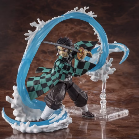Demon Slayer: Kimetsu no Yaiba S.H. Figuarts Accessory Set Tanjiro Kamado & Giyu Tomioka Water Breathing Option Parts Set by Bandai Tamashii Nations - Demon Slayer