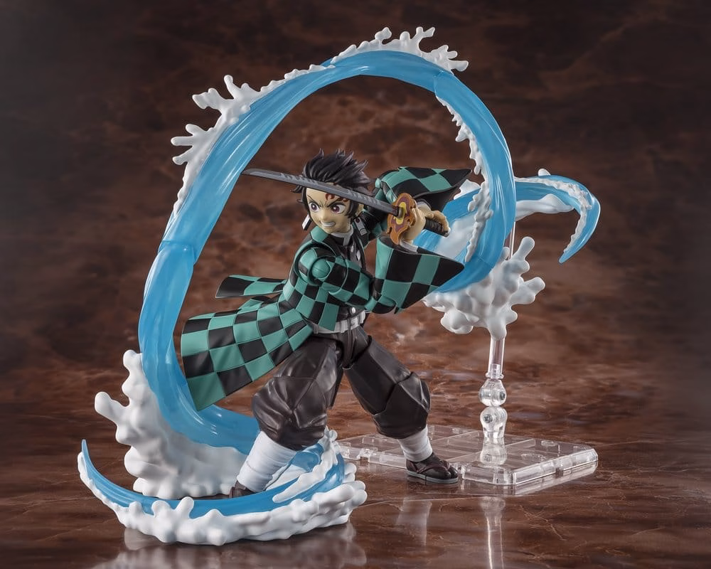 Demon Slayer: Kimetsu no Yaiba S.H. Figuarts Accessory Set Tanjiro Kamado & Giyu Tomioka Water Breathing Option Parts Set by Bandai Tamashii Nations - Demon Slayer