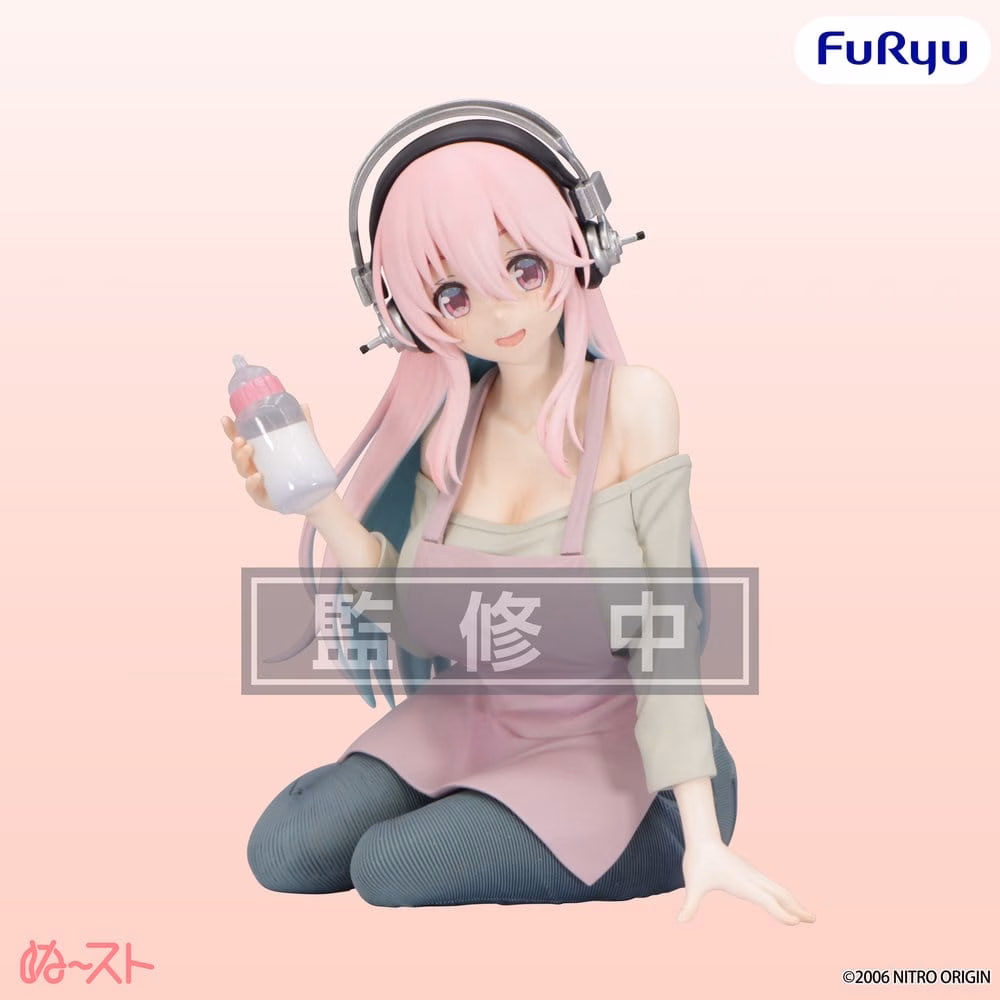 Super Sonico PVC Figure Noodle Stopper -Motherly Comfort- 10 cm by Furyu - Super Sonico