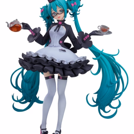 Character Vocal Series 01: Hatsune Miku Pop Up Parade Hatsune Miku: Glasses x Café Ver. 18 cm — Hatsune Miku — by Good Smile Company