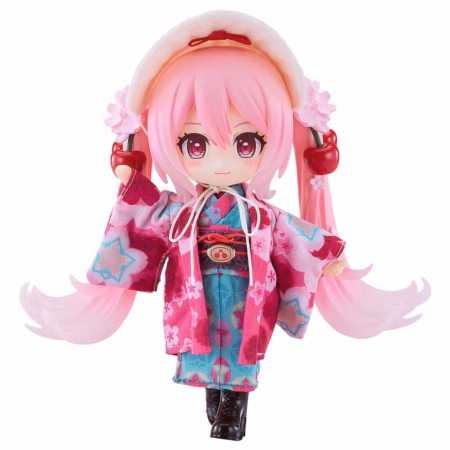 Character Vocal Series 01: Hatsune Miku Nendoroid Doll Sakura Miku: Hirohako 2025 Ver. (Hakodate) by Good Smile Company - Hatsune Miku