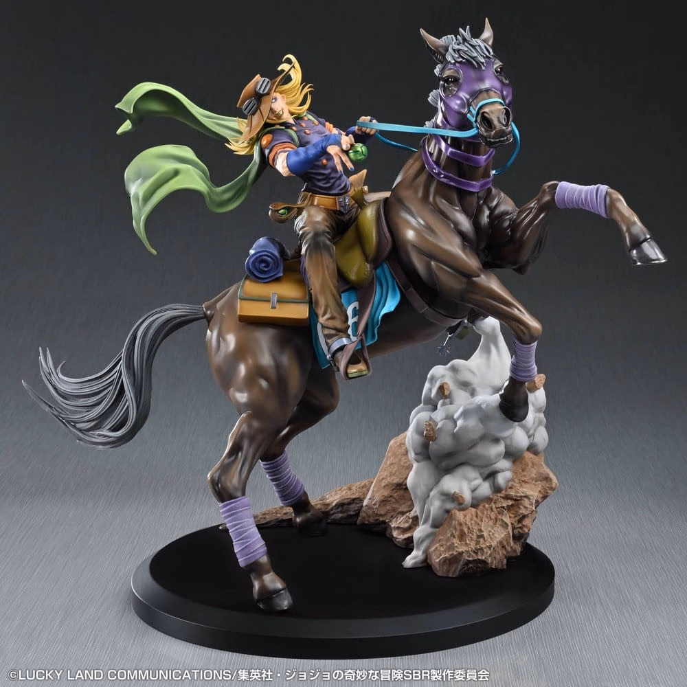 JoJo's Bizarre Adventure: Steel Ball Run Figure Gyro Zeppeli & Valkyrie 31 cm by Medicos Entertainment - JoJo´s Bizarre Adventure