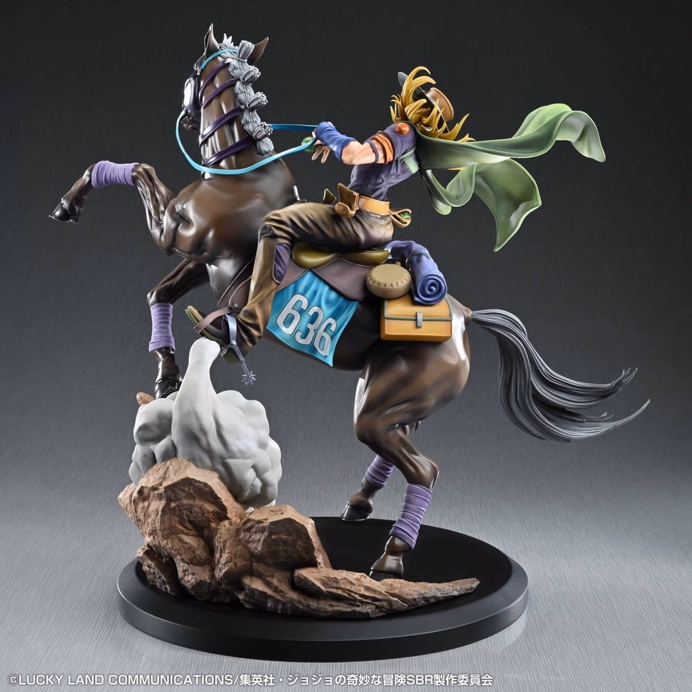JoJo's Bizarre Adventure: Steel Ball Run Figure Gyro Zeppeli & Valkyrie 31 cm by Medicos Entertainment - JoJo´s Bizarre Adventure