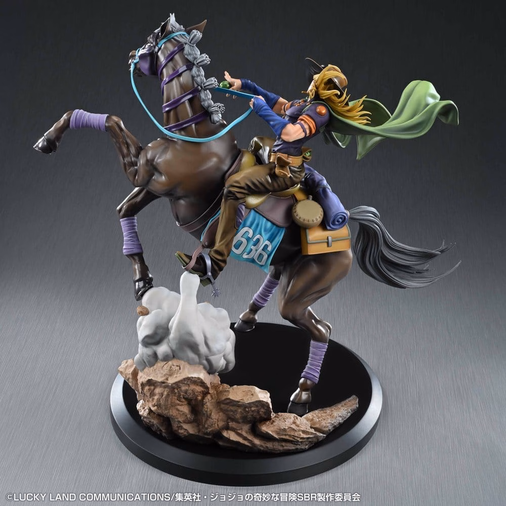 JoJo's Bizarre Adventure: Steel Ball Run Figure Gyro Zeppeli & Valkyrie 31 cm by Medicos Entertainment - JoJo´s Bizarre Adventure