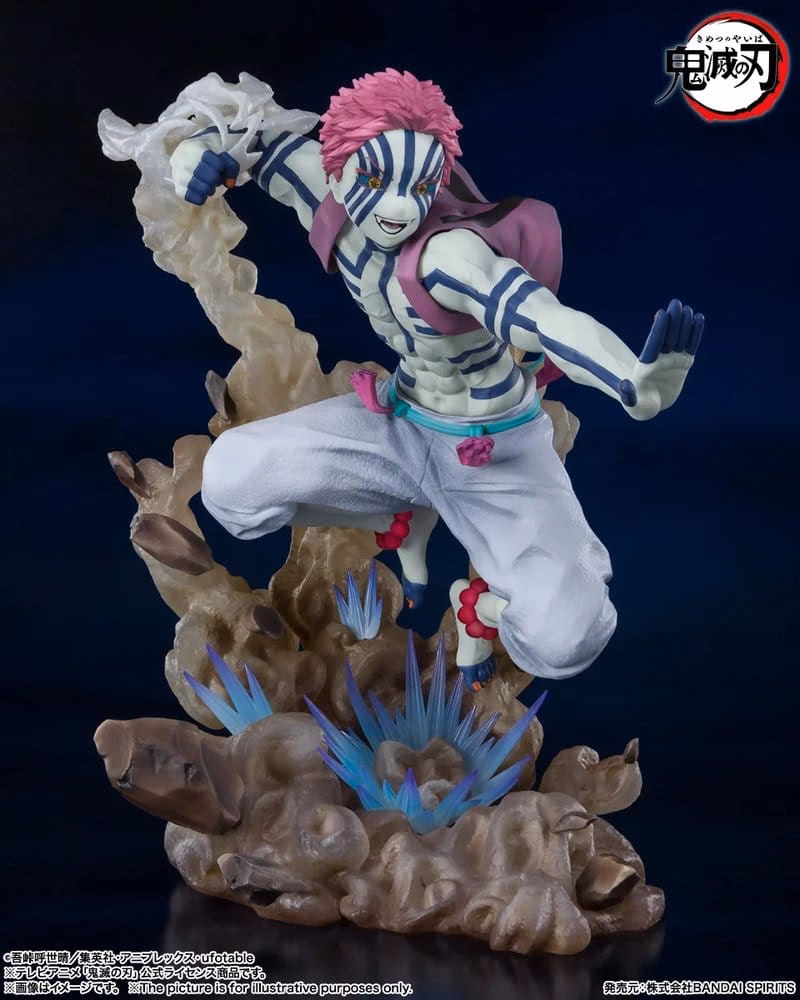Demon Slayer: Kimetsu no Yaiba FiguartsZERO PVC Figure Akaza Upper Three 18 cm by Bandai Tamashii Nations - Demon Slayer