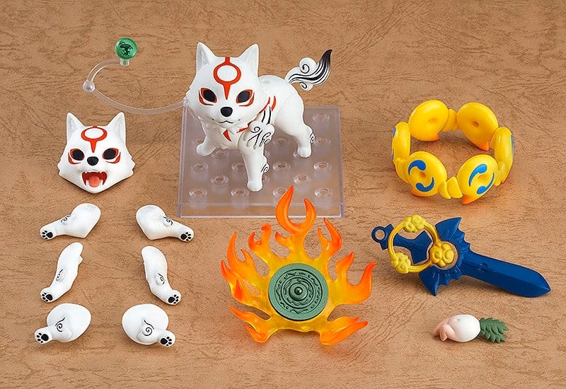 Okami Nendoroid Action Figure Amaterasu DX Ver. 10 cm by Max Factory - Okami