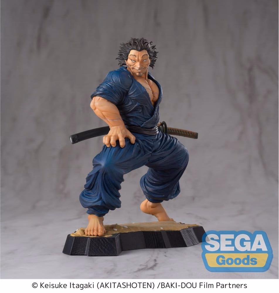 Baki-Dou Luminasta PVC Figure Musashi Miyamoto 17 cm by Sega - Baki